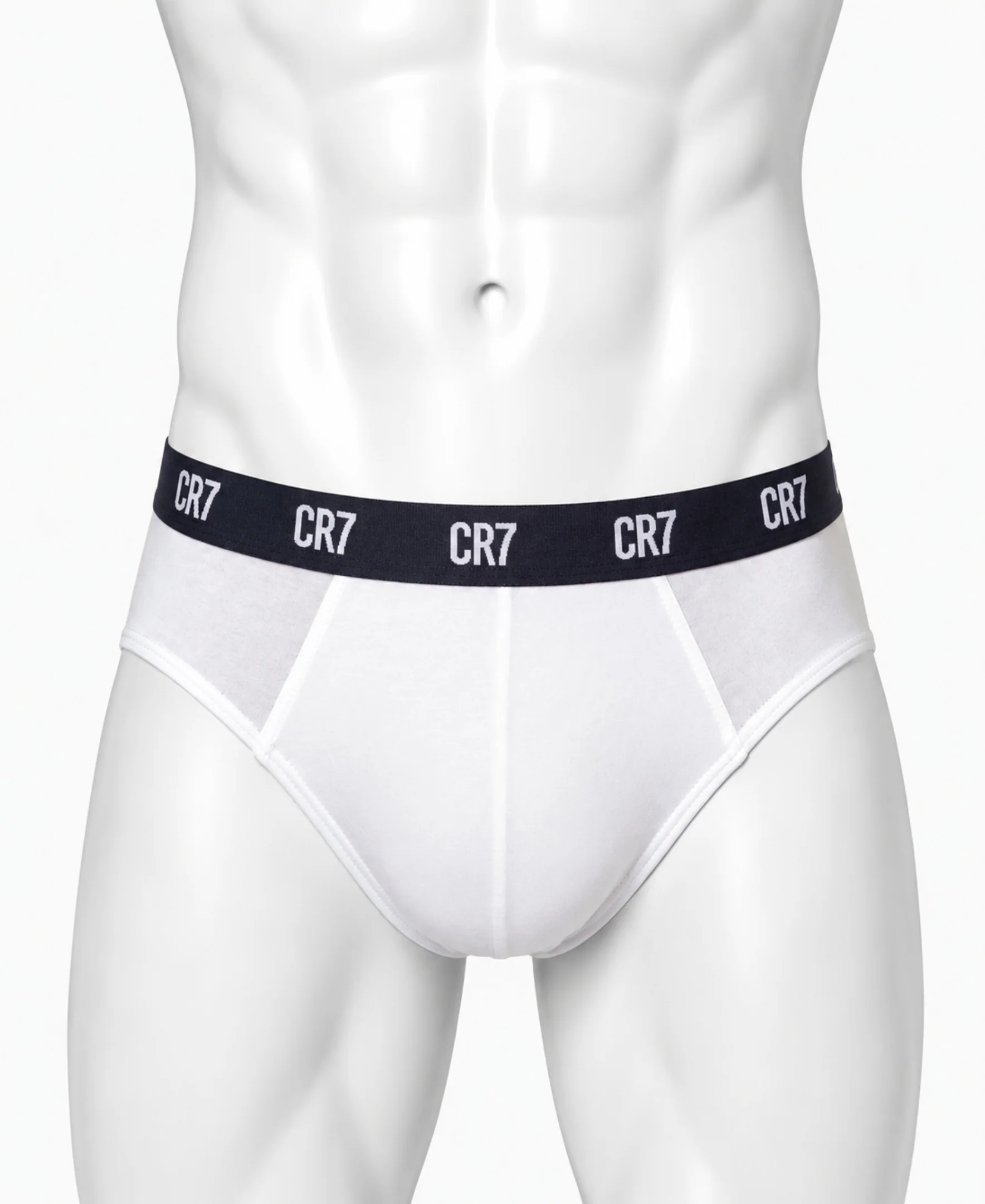 CR7 Men's 3 Pack Cotton Blend Briefs - Multicolor Basics - Image 3