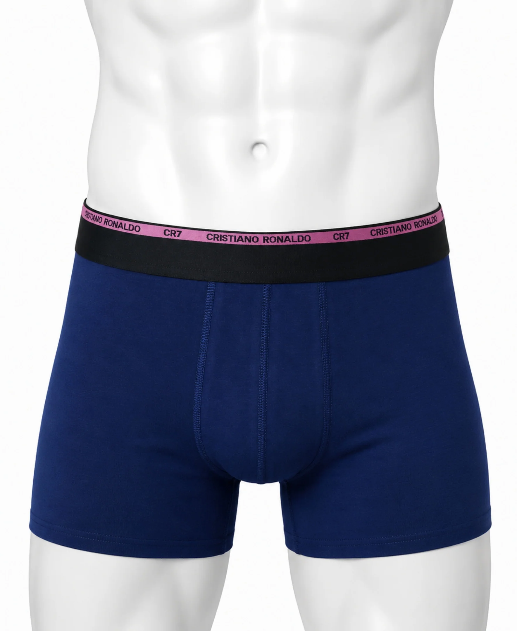 CR7 Men's 3-Pack Cotton Blend Trunks, Multicolor