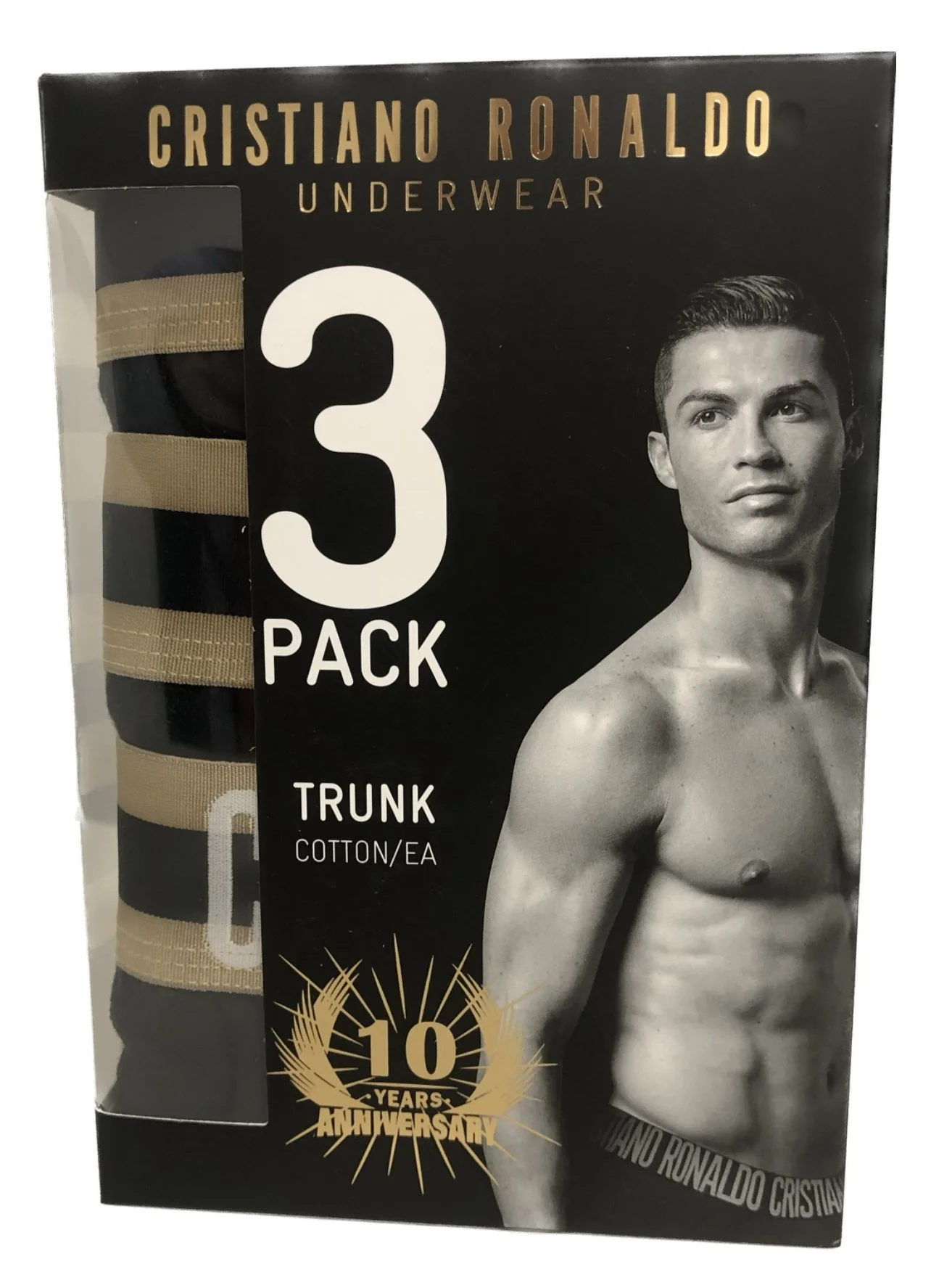 CR7 Men's 3-Pack Cotton Blend Trunks - Image 5