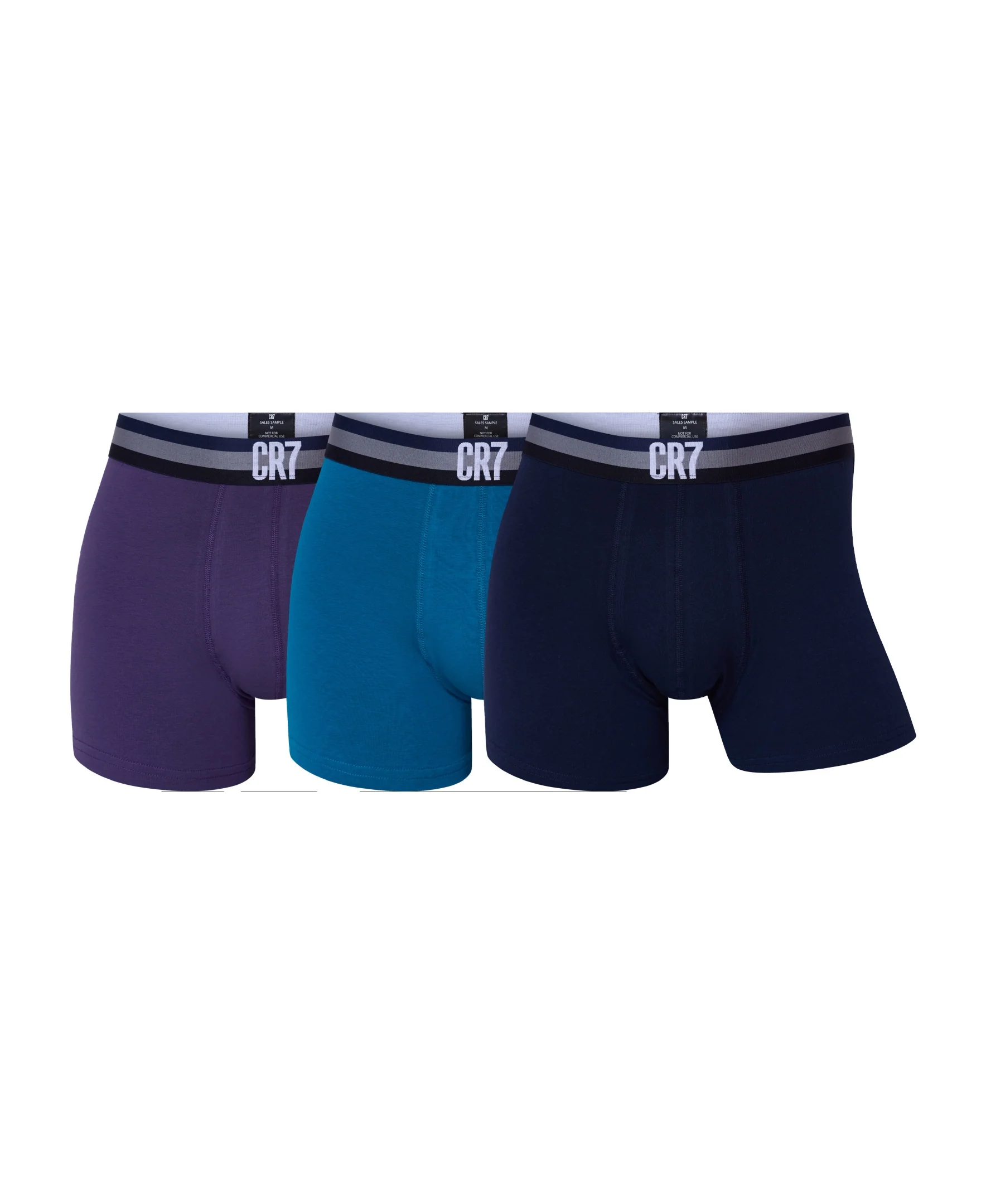 CR7 Men's 3-Pack Cotton Blend Trunks - Image 8