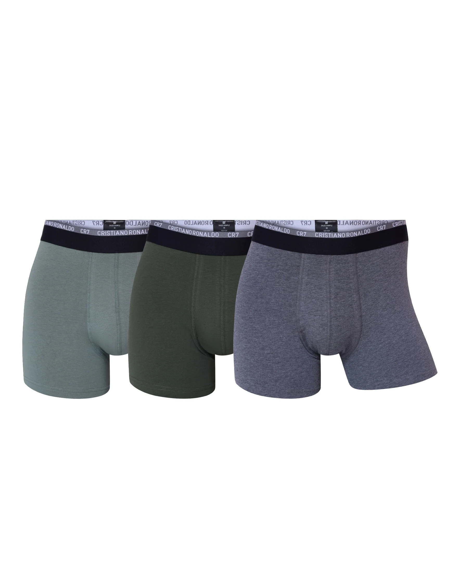 CR7 Men's 3-Pack Cotton Blend Trunks - Image 8