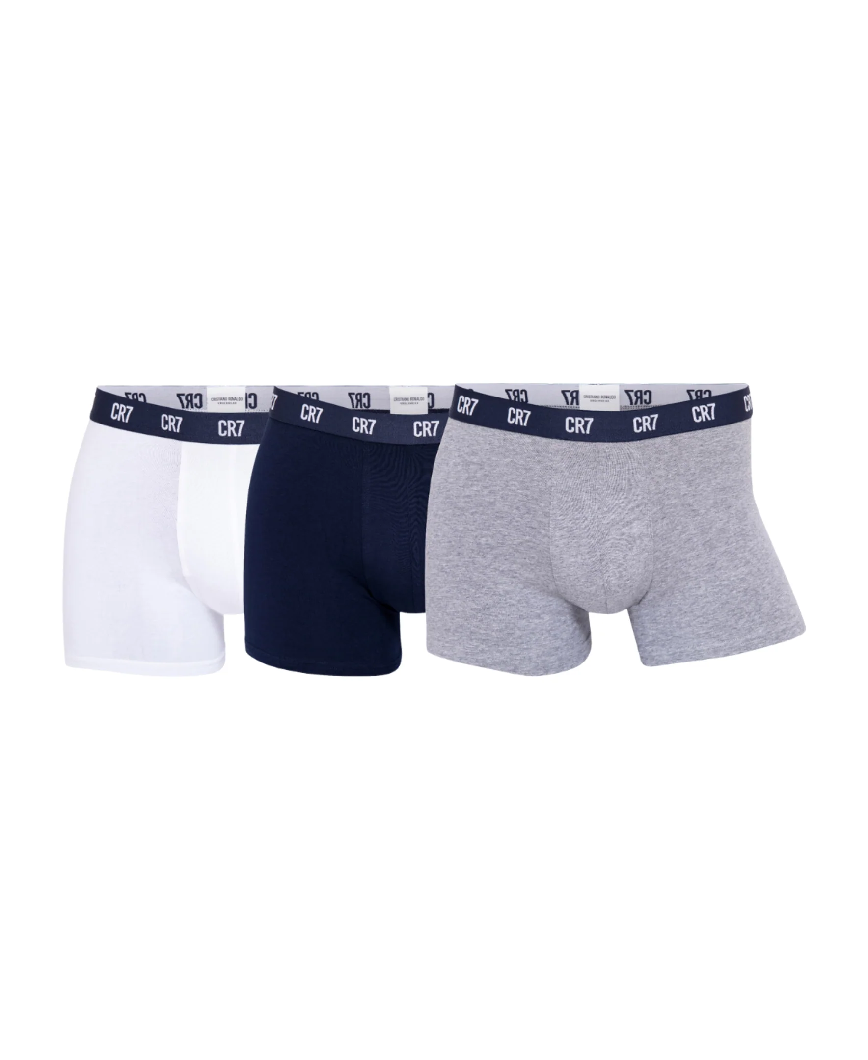 LIMITED SIZES CR7 Men's 3-Pack Cotton Blend Trunks - Image 2