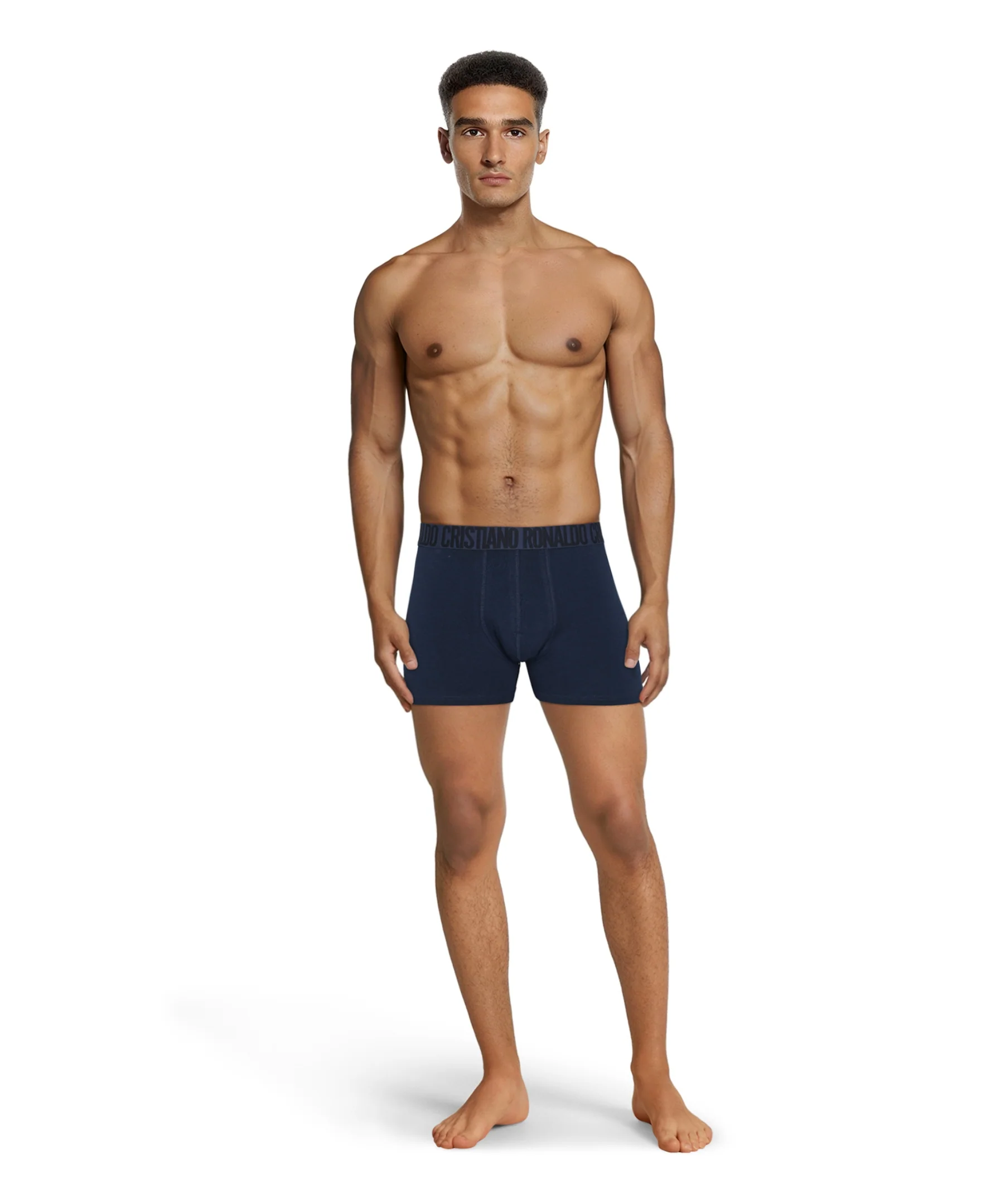 CR7 Men's 3-Pack Cotton Blend Trunks - Basics
