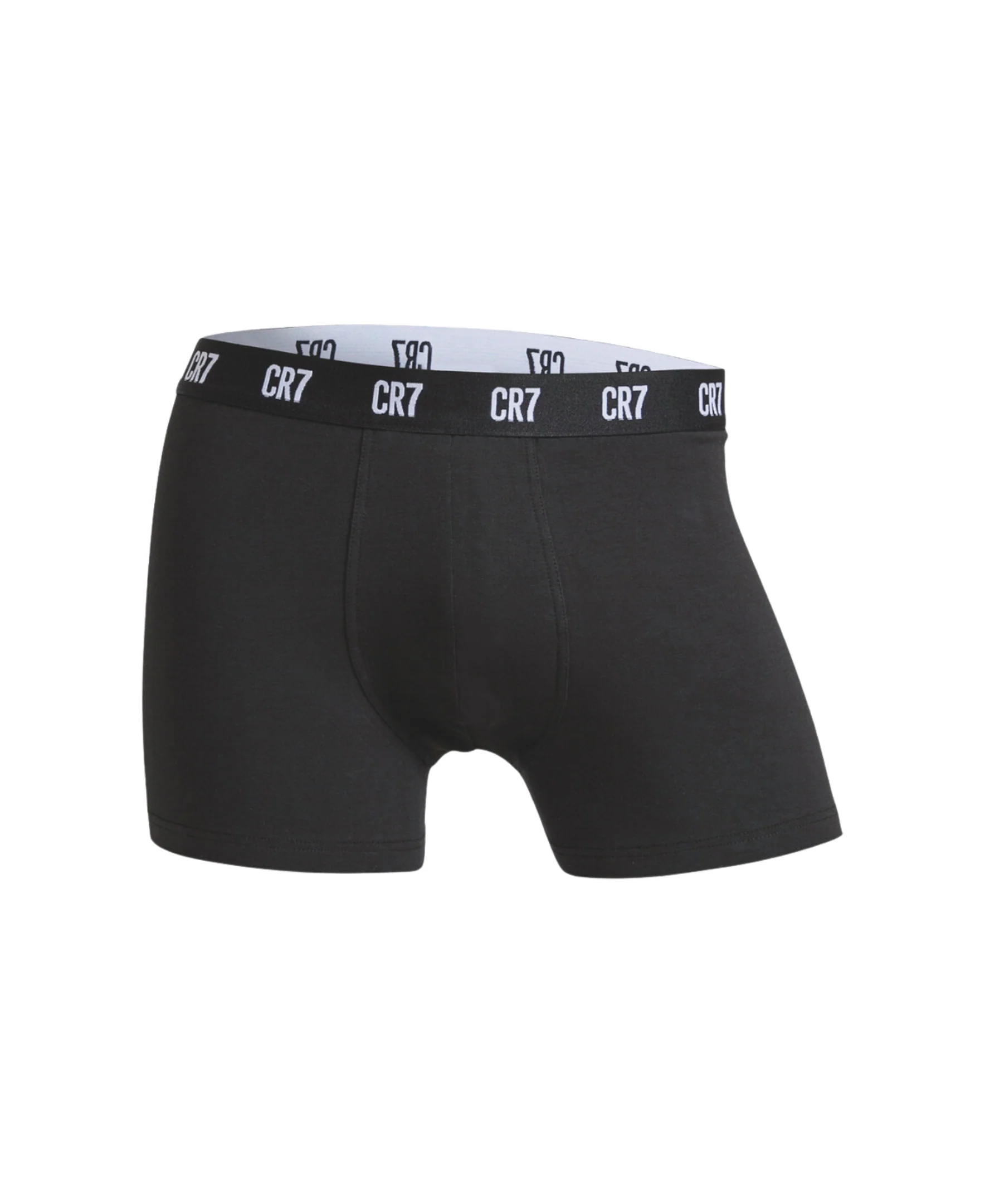 CR7 Men's 3 Pack Cotton Blend Trunks - Basics Black - Image 3