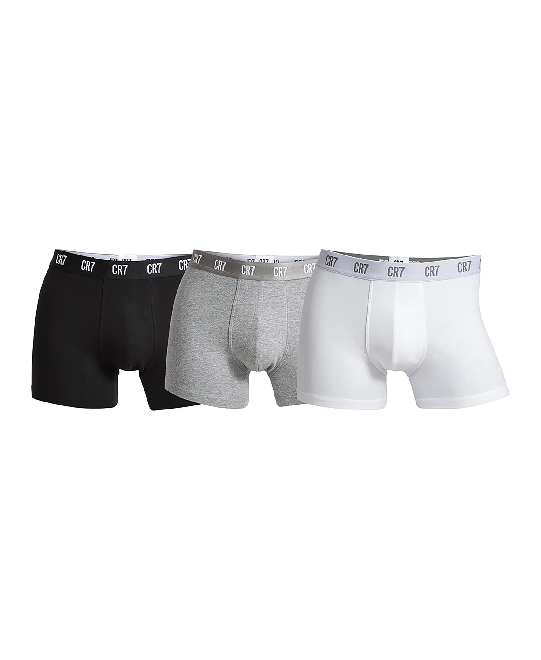 CR7 Men's 3 Pack Trunks Cotton Blend - Basics Multicolor - Image 9