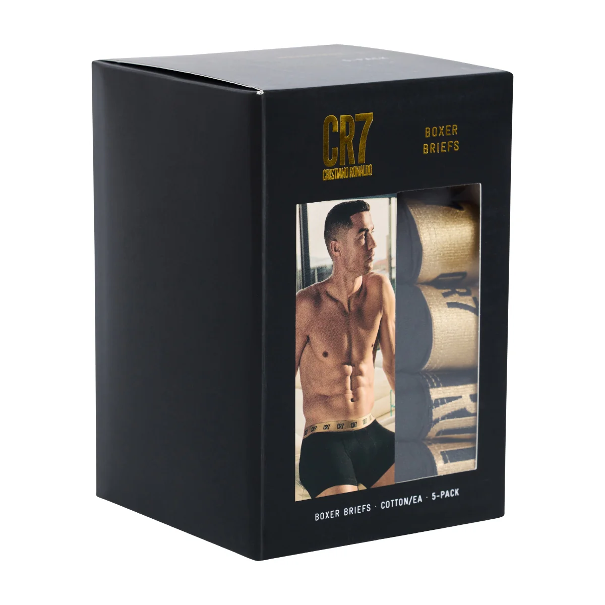 CR7 Men's 5-Pack Cotton Blend Boxer-Briefs - Image 6