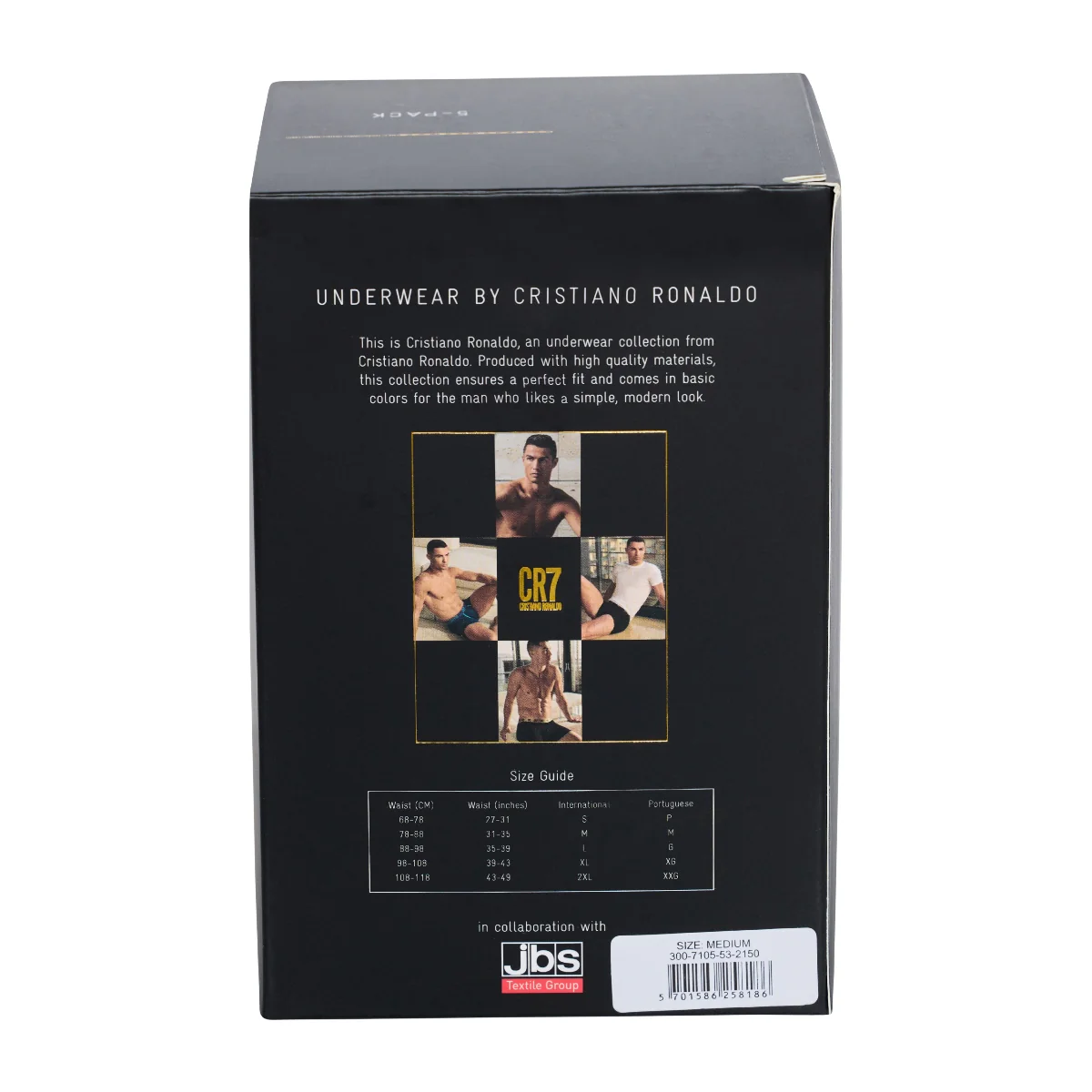 CR7 Men's 5-Pack Cotton Blend Boxer-Briefs - Image 8
