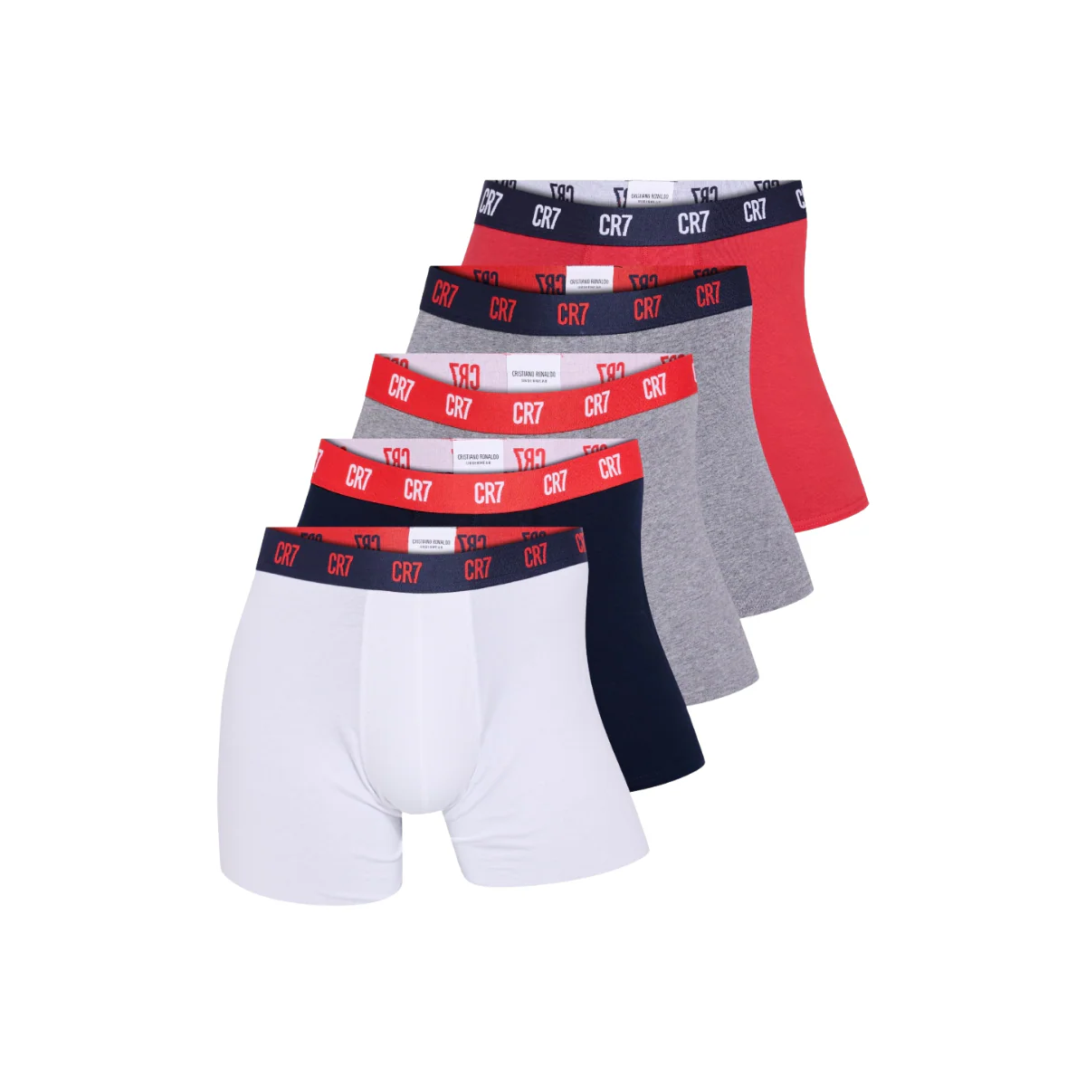 CR7 Men's 5-Pack Cotton Blend Boxer-Briefs - Image 7