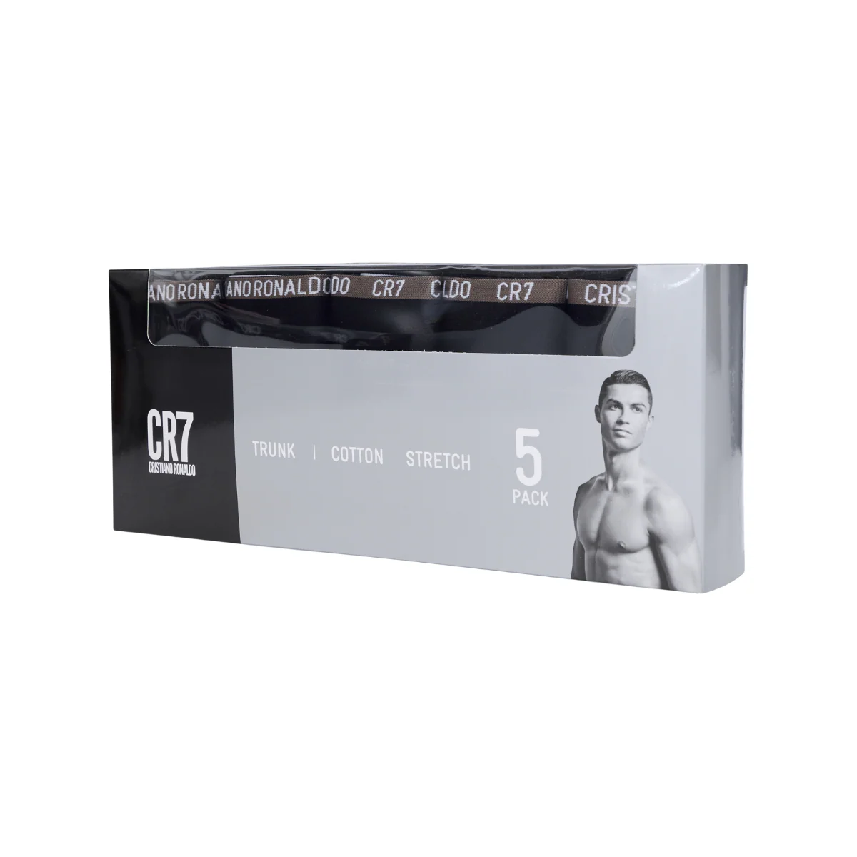 CR7 Men's 5-Pack Cotton Blend Trunks - Image 6