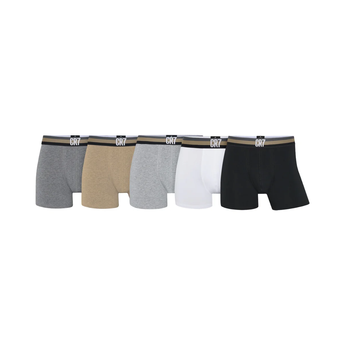 CR7 Men's 5-Pack Cotton Blend Trunks - Image 12