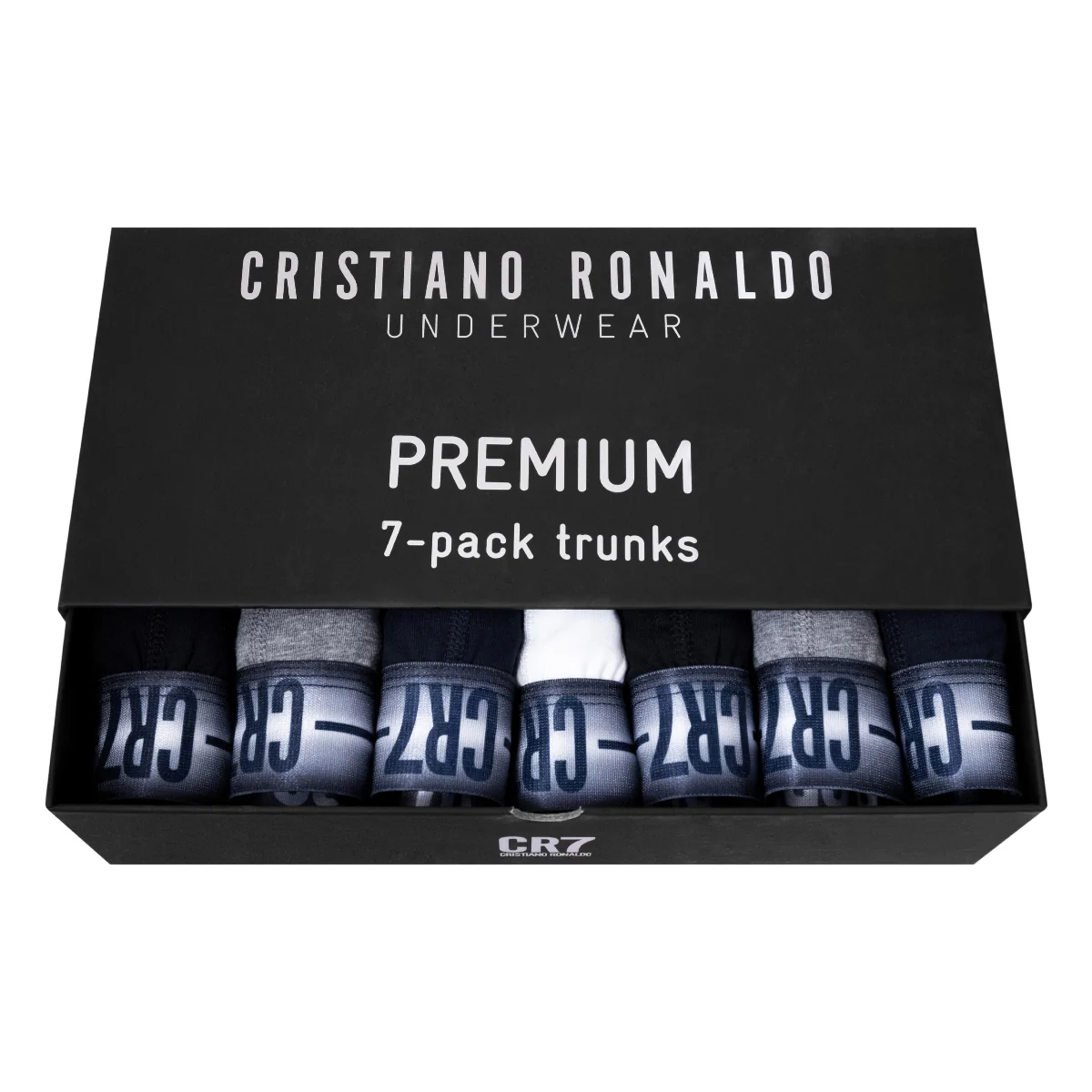 CR7 Men's 7-Pack Cotton Blend Trunks Premium Gift-Box - Image 8