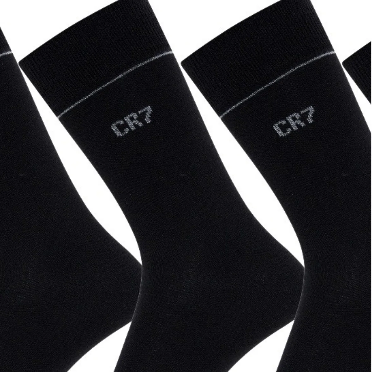 CR7 Men's Cotton Blend 10-Pack Socks, black - Image 3