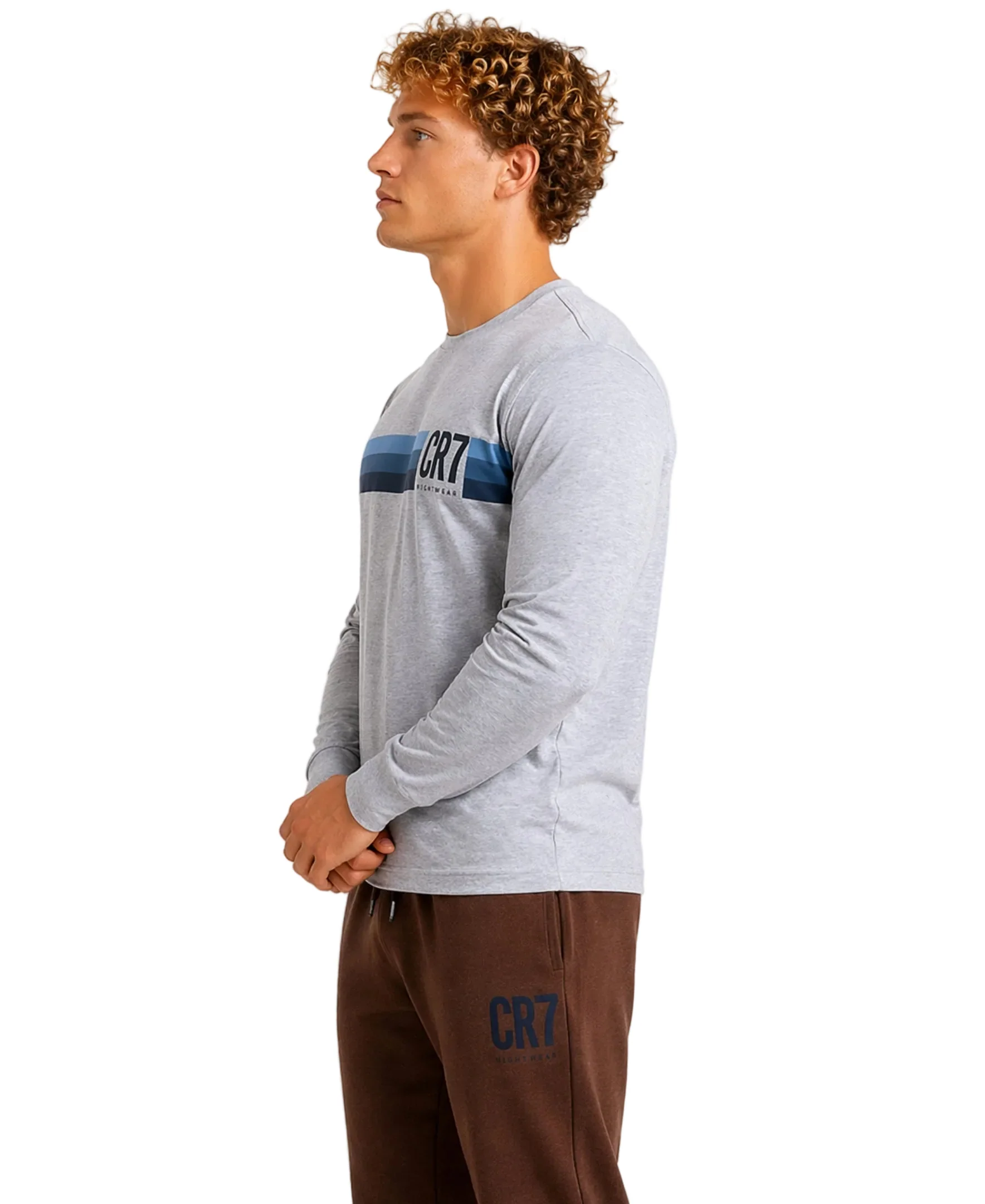 CR7 Men's Loungewear Set- Pants, Long Sleeve - Image 3