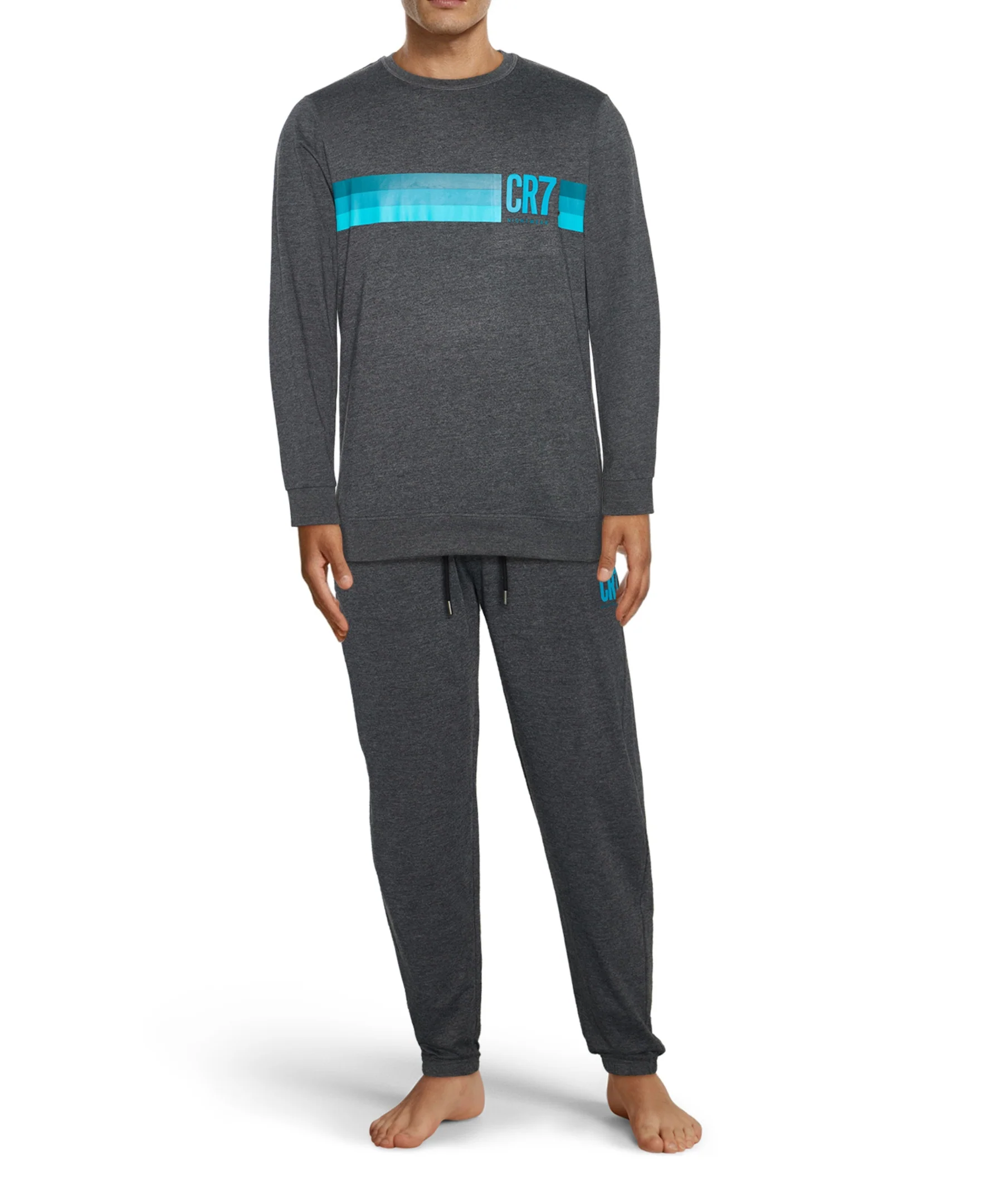 CR7 Men's Loungewear Set- Pants, Long Sleeve with Gift Box - Image 8