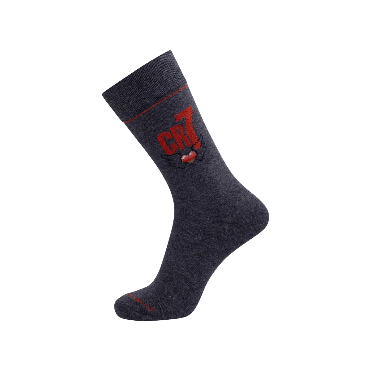 CR7 Men's Heart Cotton Blend 3-Pack Socks, Gift Box - Image 4