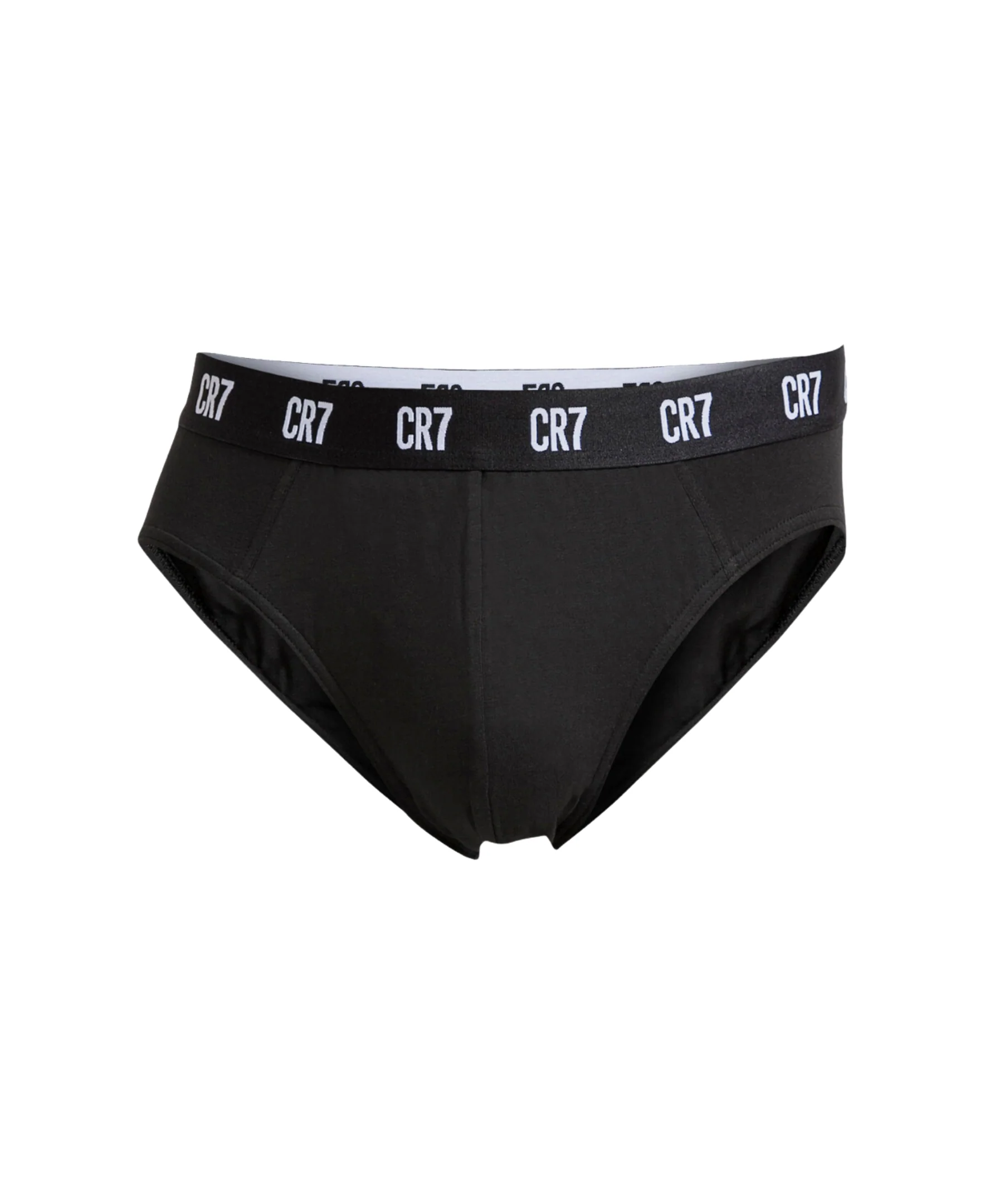 CR7 Men's 3 Pack Cotton Blend Briefs - Basics Black - Image 3