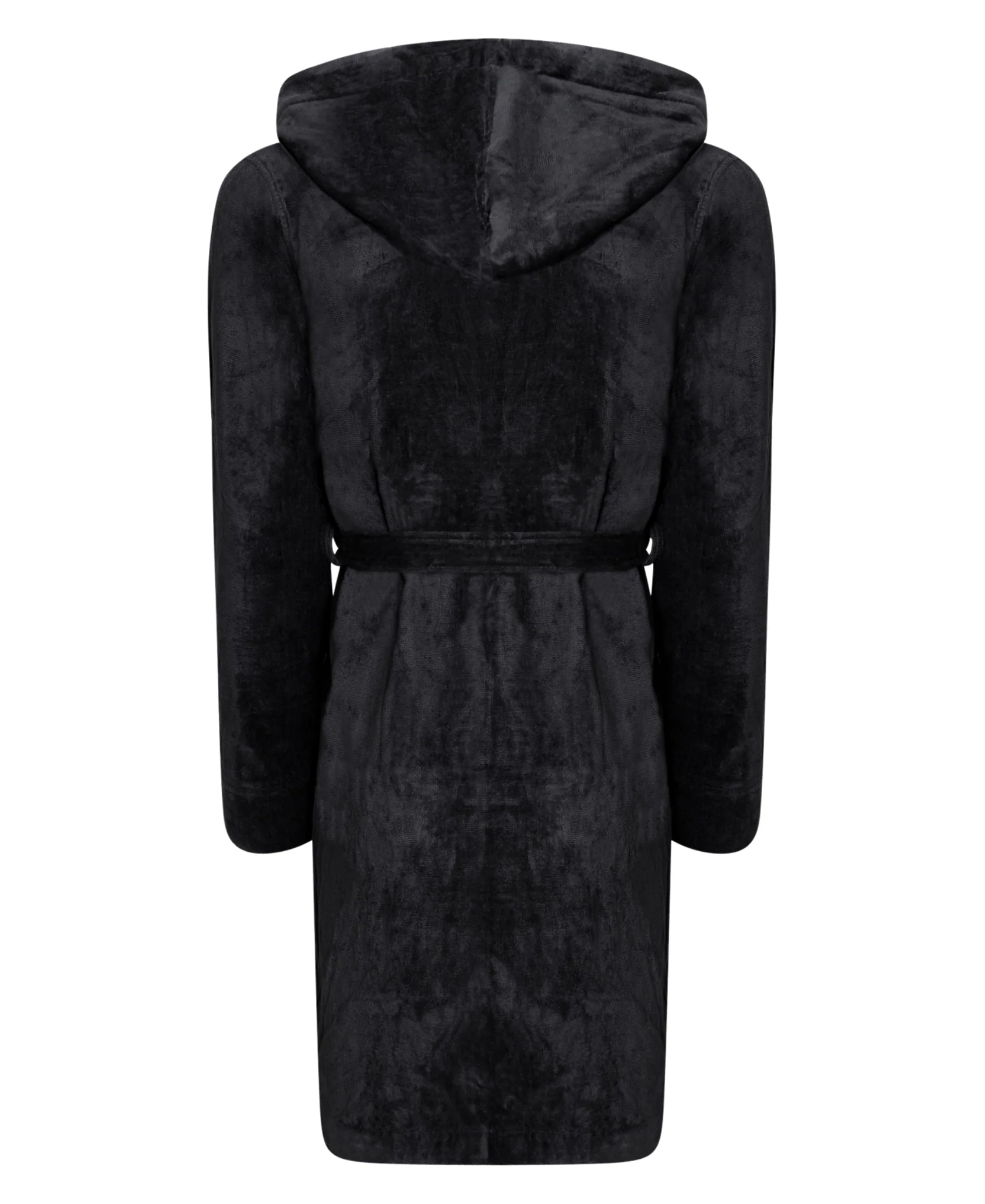 CR7 Men's Bathrobe -100% Cotton, Black - Image 3